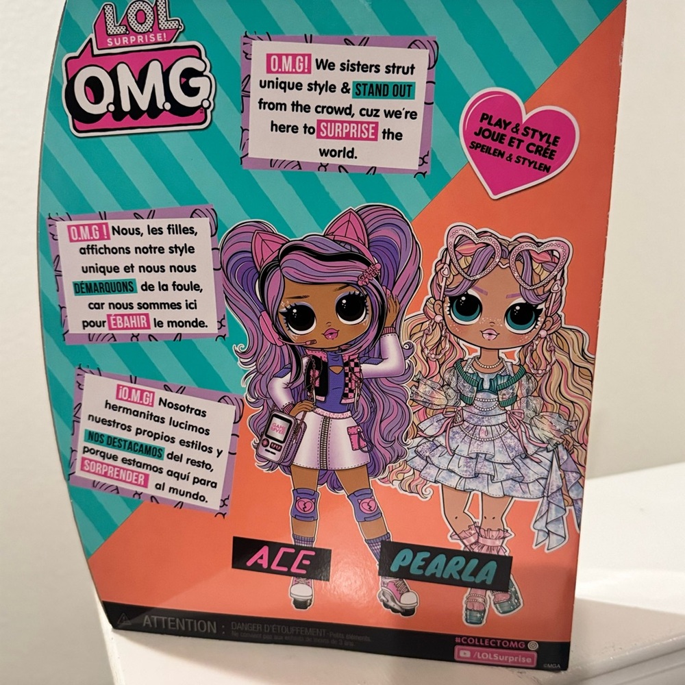 L.O.L. Surprise!O.M.G. Pearla Fashion Doll with 15 Surprises,Mermaid Themed. NEW - Picture 5 of 7